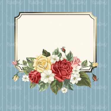 وکتور فریم گل