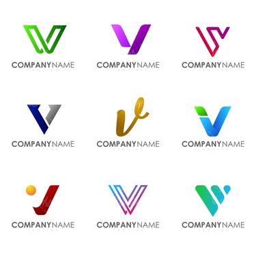 وکتور  لوگو حروف لاتین