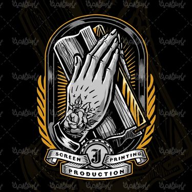 وکتور برچسب جمجمه