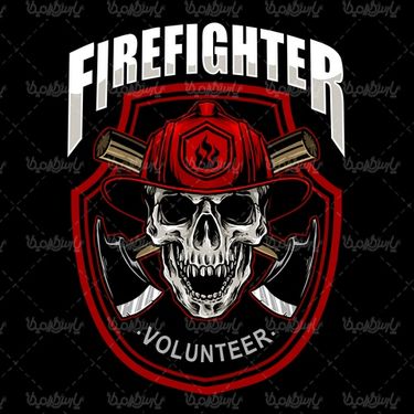 وکتور برچسب جمجمه