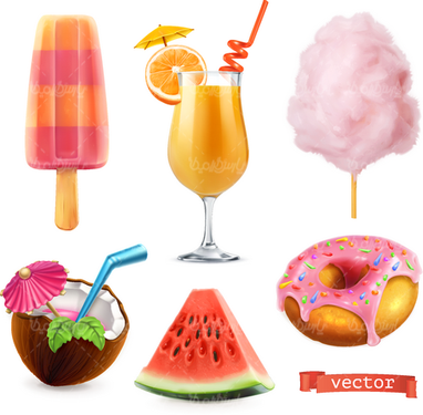 وکتور بستنی چوبی