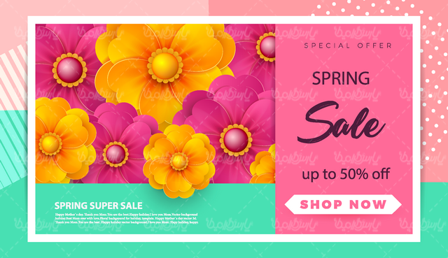 وکتور لیبل  فروش بهاری