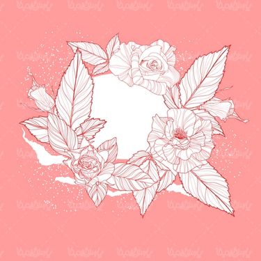 وکتور فریم گل