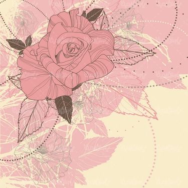 وکتور پس زمینه گل