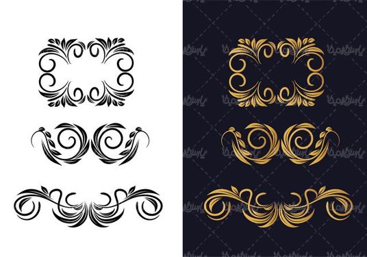 وکتور گل و بوته