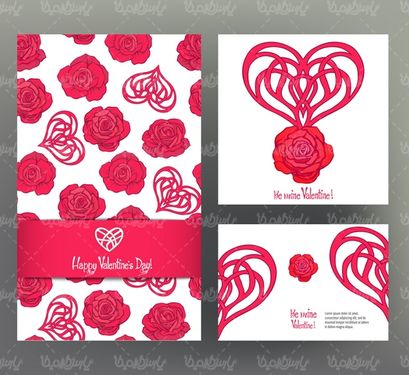 وکتور طرح روز عشق