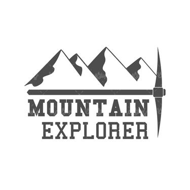 وکتور لیبل کوه