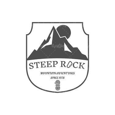 وکتور لیبل کوه