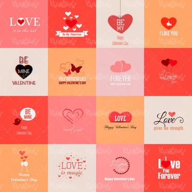 وکتور طرح ولنتاین