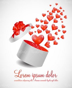 وکتور طرح ولنتاین