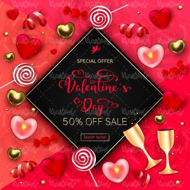 وکتور روز ولنتاین