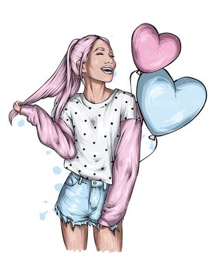 وکتور بادکنک قلبی