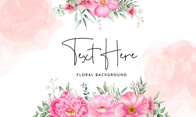 وکتور حاشیه گل