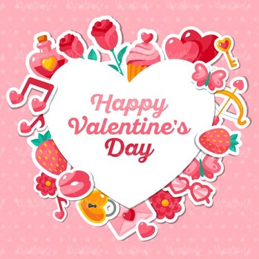 وکتور طرح ولنتاین