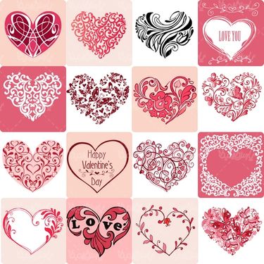 Valentine design vector