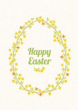 وکتور تخم مرغ رنگی