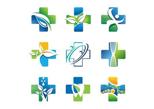 وکتور لوگو پزشکی