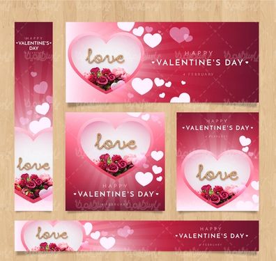 وکتور روز عشق