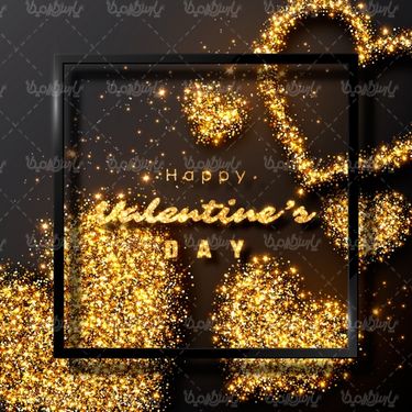 وکتور قلب طلایی