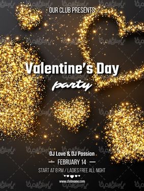 وکتور قلب طلایی