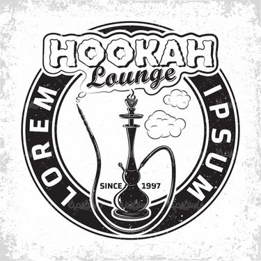 وکتور لیبل قلیان