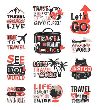 وکتور لیبل آژانس مسافرتی