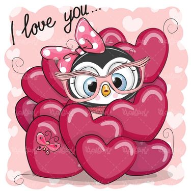 Valentine design vector