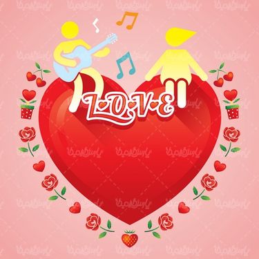 وکتور روز عشق