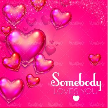 Valentine design vector