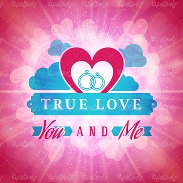 Valentine design vector