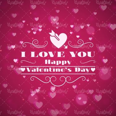 Valentine design vector