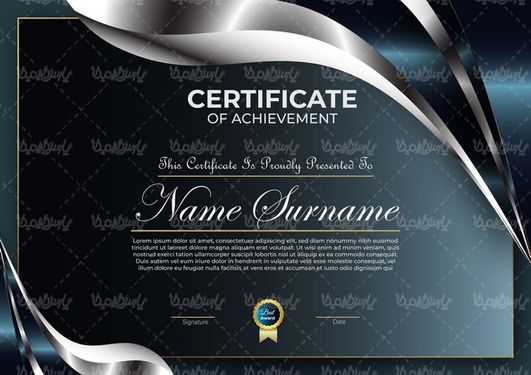 وکتور طرح گواهینامه