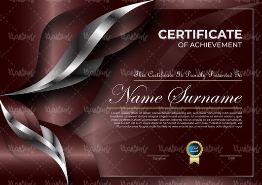 وکتور طرح گواهینامه