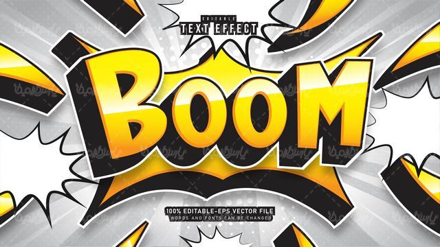 Vector explosion label