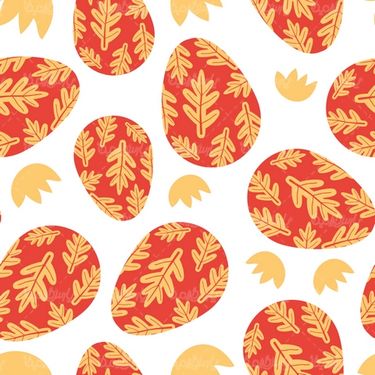 وکتور تخم مرغ رنگی