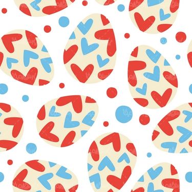 وکتور تخم مرغ رنگی