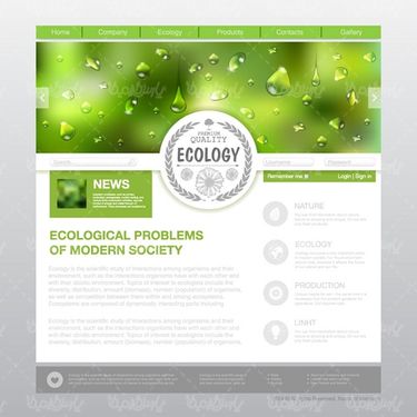 Ecology vector
