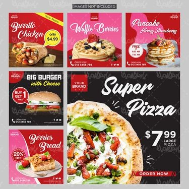 وکتور فست فود