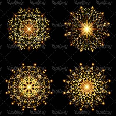 وکتور حاشیه گل