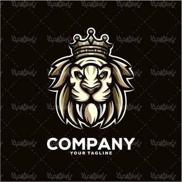 وکتور لوگو شیر جنگل