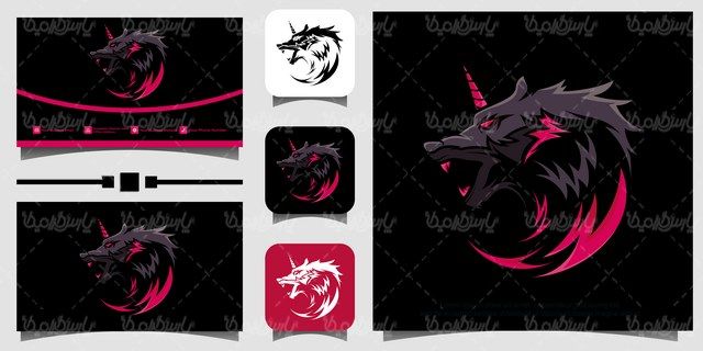 وکتور لوگو گرگ