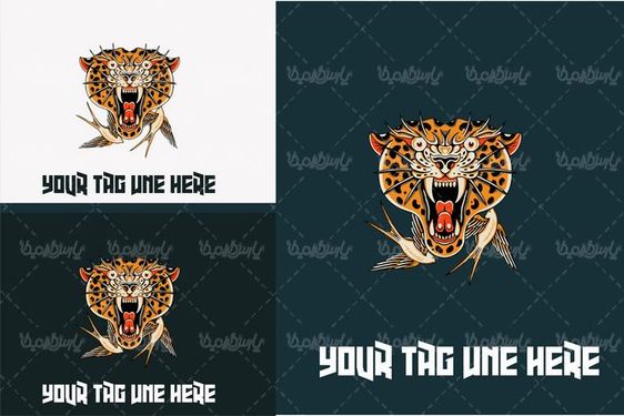 وکتور لوگو پلنگ