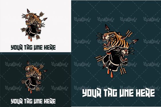 وکتور لوگو ببر