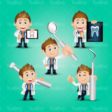 Dentist vector