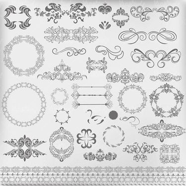 وکتور حاشیه گل