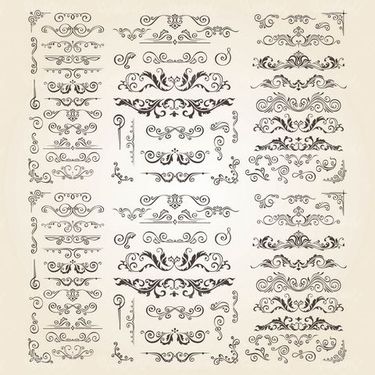 وکتور حاشیه گل