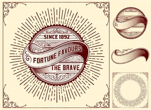 وکتور حاشیه گل