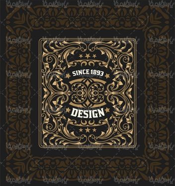 وکتور حاشیه گل