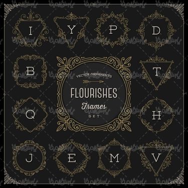 وکتور فریم گل