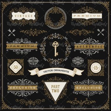 وکتور حاشیه گل